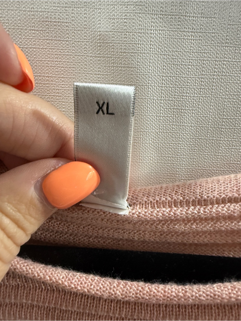 Soyaconcept XL Blush Pink Ribbed Knit Oversized Batwing Long Sleeve Sweater - Picture 4 of 8